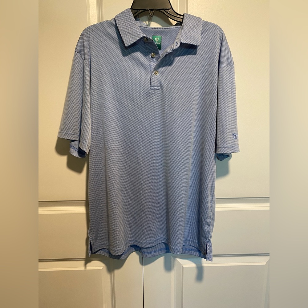 Men’s Pro Tour polo Large, light blue